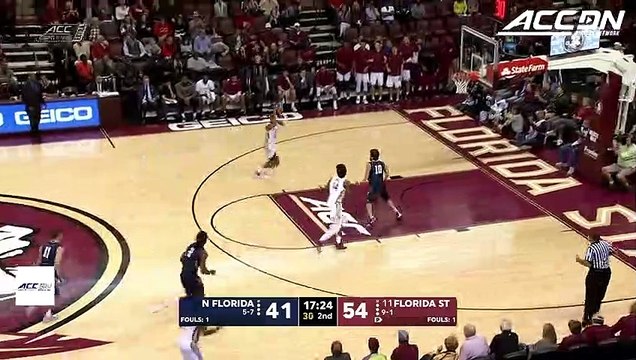 FSU's Terance Mann Hammers Pair Of Alley-Oop Dunks vs. North Florida
