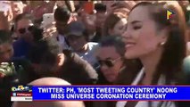 Twitter: PH, 'most tweeting country' noong Miss Universe coronation ceremony