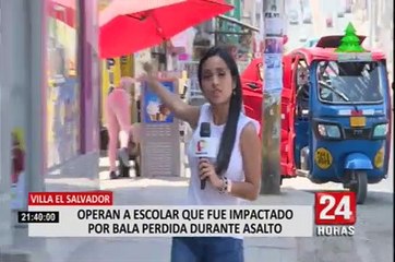 Adolescente herido en balacera de robo de camión pide ayuda