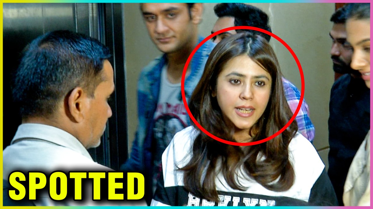 Ekta Kapoor, Anita Hassanandani And Vikas Gupta Spotted Together At Pehla Kadam Launch