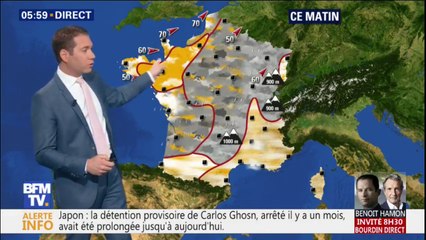 Un temps gris et pluvieux sur une grande partie du pays ce jeudi 