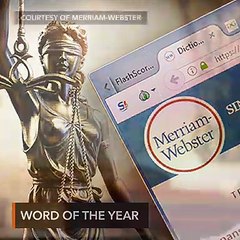 'Justice' is Merriam-Webster's 2018 Word of the Year