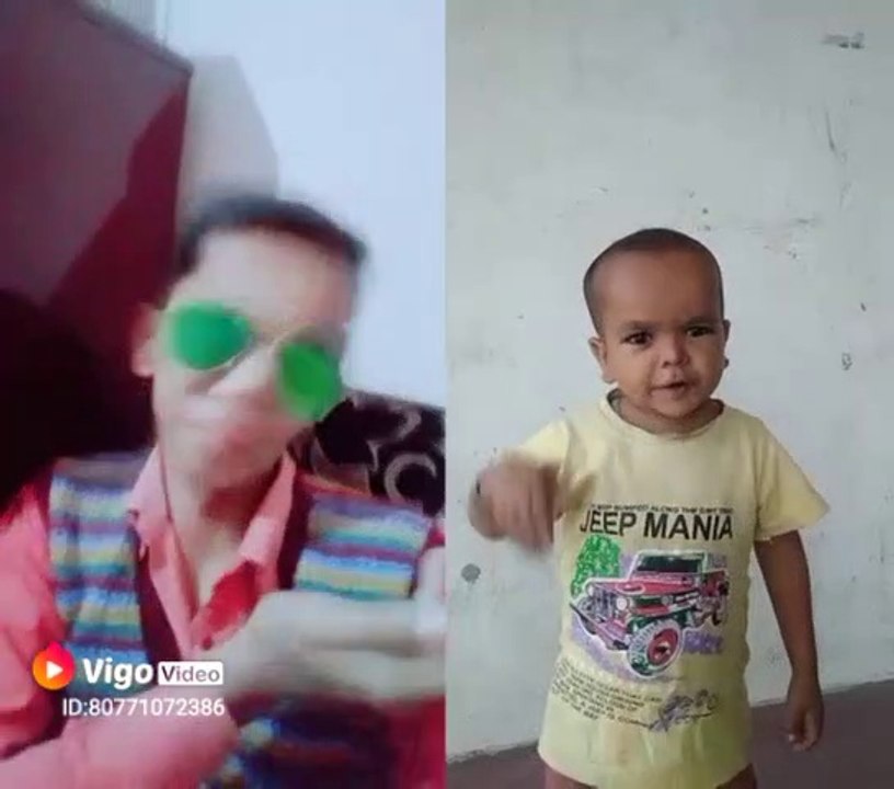 #duet challenge @fun with little boy Sagar in. Old song hindi haa