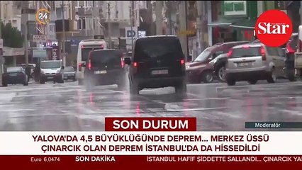 Yalova’da korkutan deprem... O illerde de hissedildi