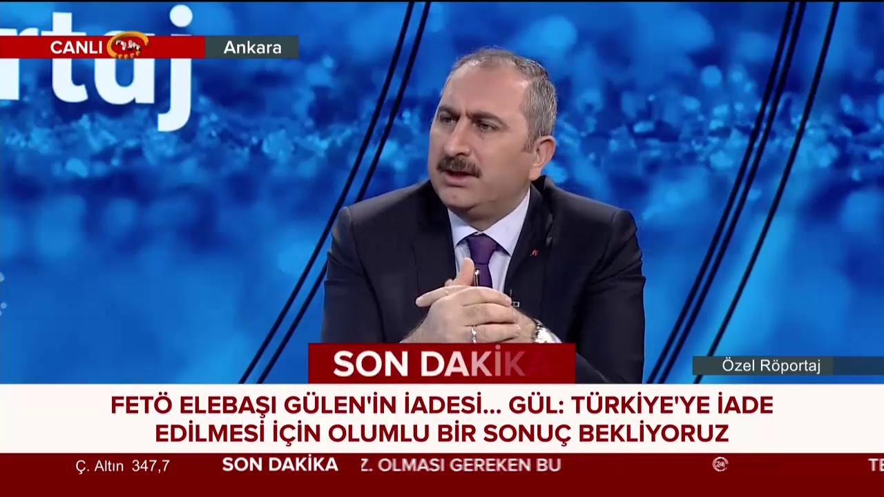 Adalet Bakanı Abdülhamit Gül 24 TV'de