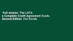 Full version  The LSTA s Complete Credit Agreement Guide, Second Edition  For Kindle