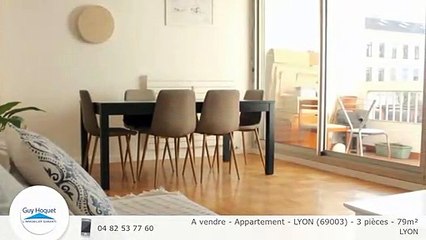 A vendre - Appartement - LYON (69003) - 3 pièces - 79m²