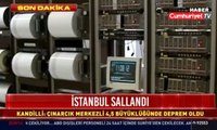 İstanbul'da hissedilen deprem sonrası uzmanından canlı yayında uyarı