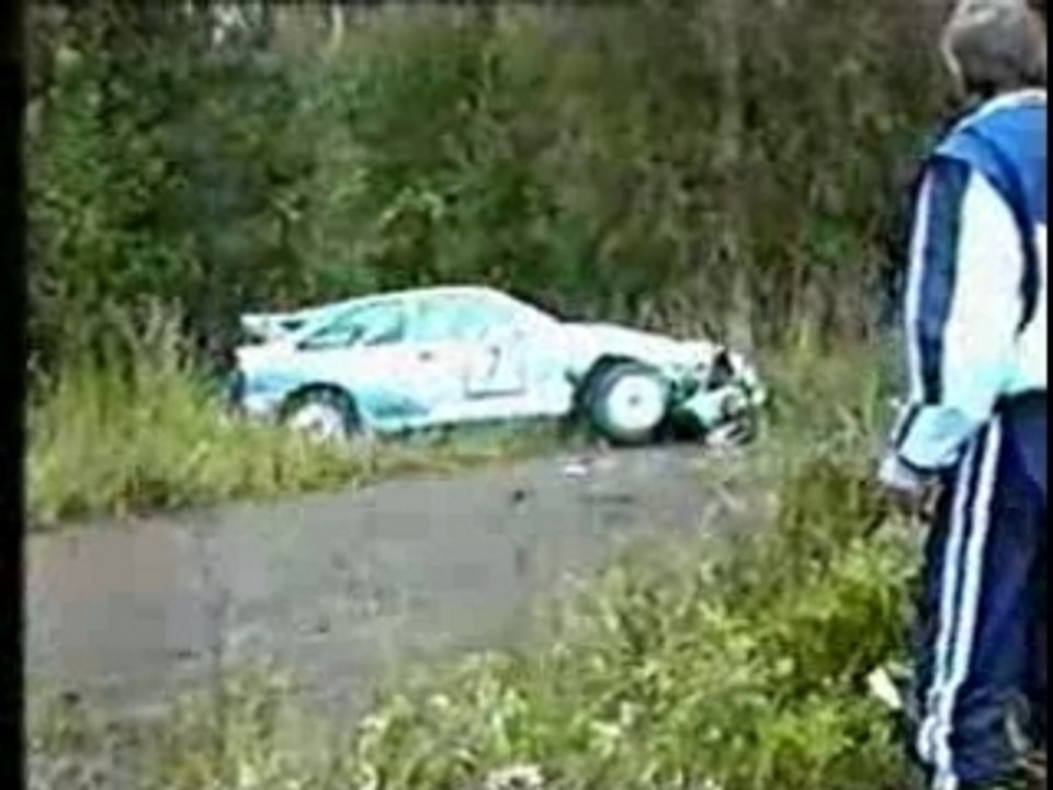 Sortie de route - Ford escort cosworth