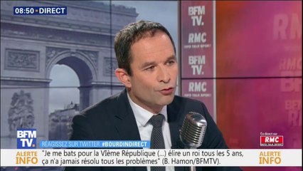 Benoît Hamon : "Bravo aux policiers, maintenant c'est le tour du personnel hospitalier et des enseignants"