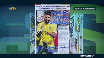 Sporun Not Defteri 20 Aralık  2018