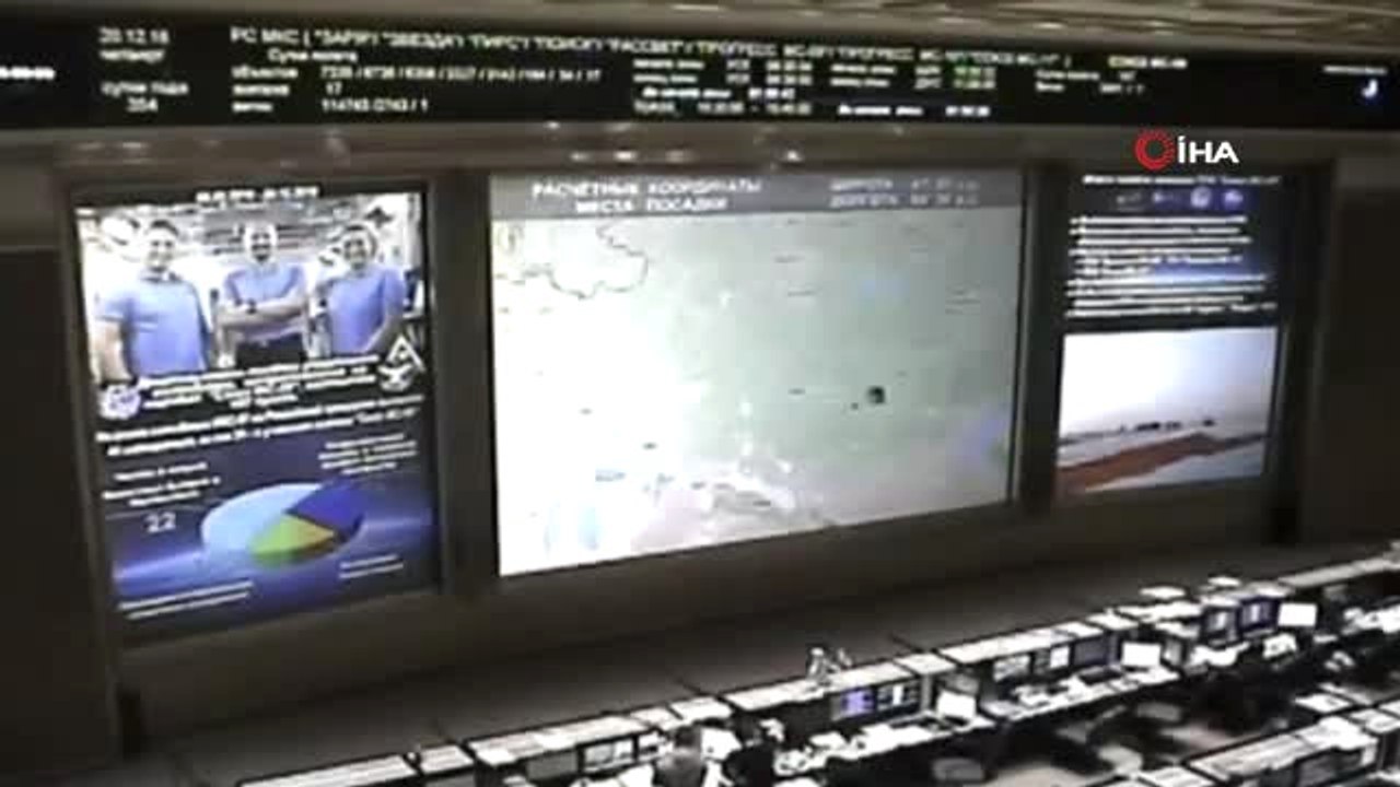 3 Astronot Dünya'ya Geri Döndü