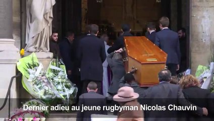 Rugby: obsèques de Nicolas Chauvin, joueur du Stade Français