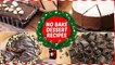 Christmas Special Recipes - Easy No-Bake Desserts - Eggless Chocolate Dessert Recipes