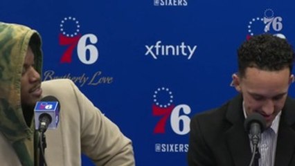 Jimmy Butler & Landry Shamet | Postgame vs Knicks (12.20.18)