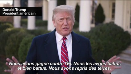 Trump annonce le retrait de ses troupes de Syrie