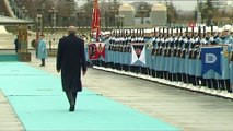 Cumhurbaşkanı Erdoğan, Ruhani’yi Resmi Tören İle Karşıladı