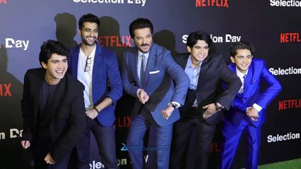 Jhanvi Kapoor Making Cute Faces To Media At Netflix Selection Day LaunchEvent