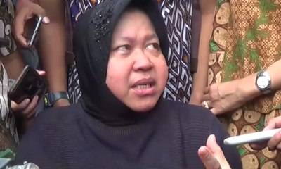 Tri Rismaharini Cek Penanganan Tanah Ambles