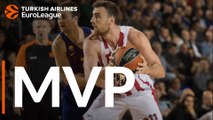Turkish Airlines EuroLeague Regular Season Round 13 MVP: Nikola Milutinov, Olympiacos Piraeus