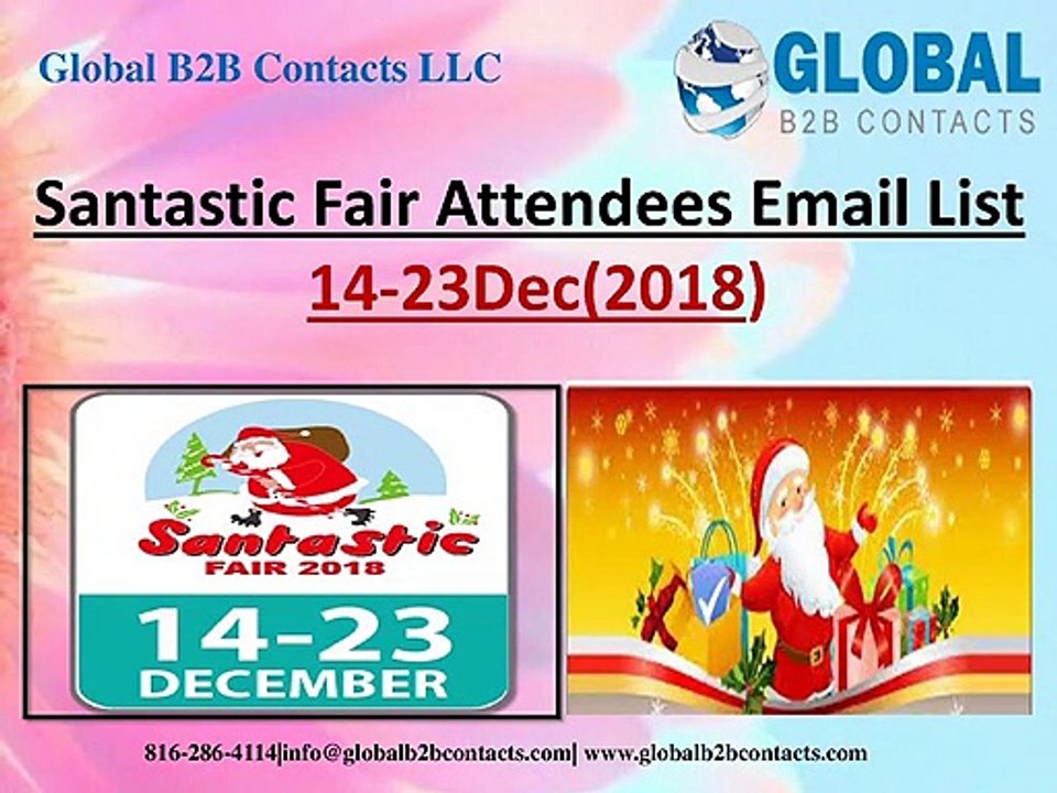 Santastic Fair Attendees Email List