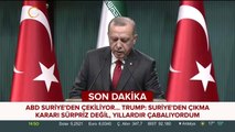 Erdoğan, Ruhani ile görüşmesi sonrasında açıklama yapıyor