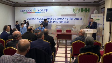 İHH'nın yetimlerinin yüzü 'Kardeşlik Protokolü' ile gülecek - İSTANBUL