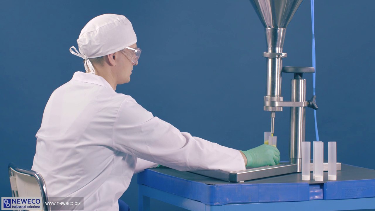 Tubenfüllmaschine für Salben und Cremes, NEWECO DT-250