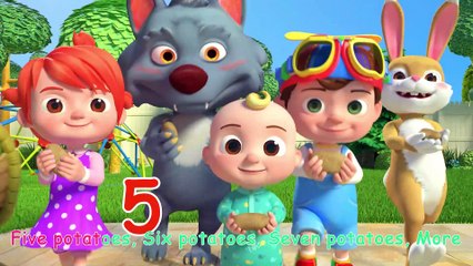 One Potato, Two Potatoes - kid color 3D Nursery Rhymes