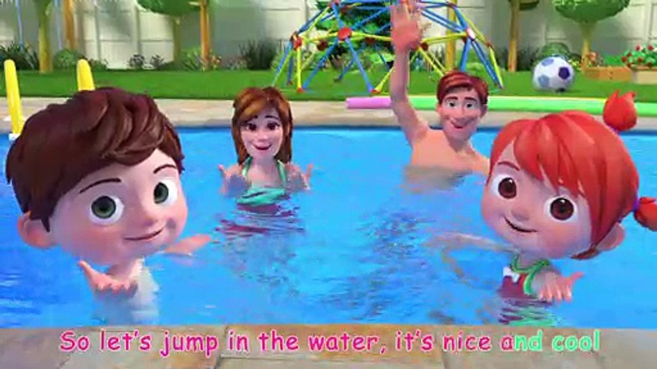 Swimming Song - kid color 3D (ABCkid) Nursery Rhymes