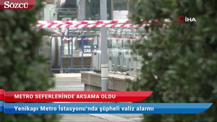 Yenikapı Metro İstasyonu’nda şüpheli valiz alarmı