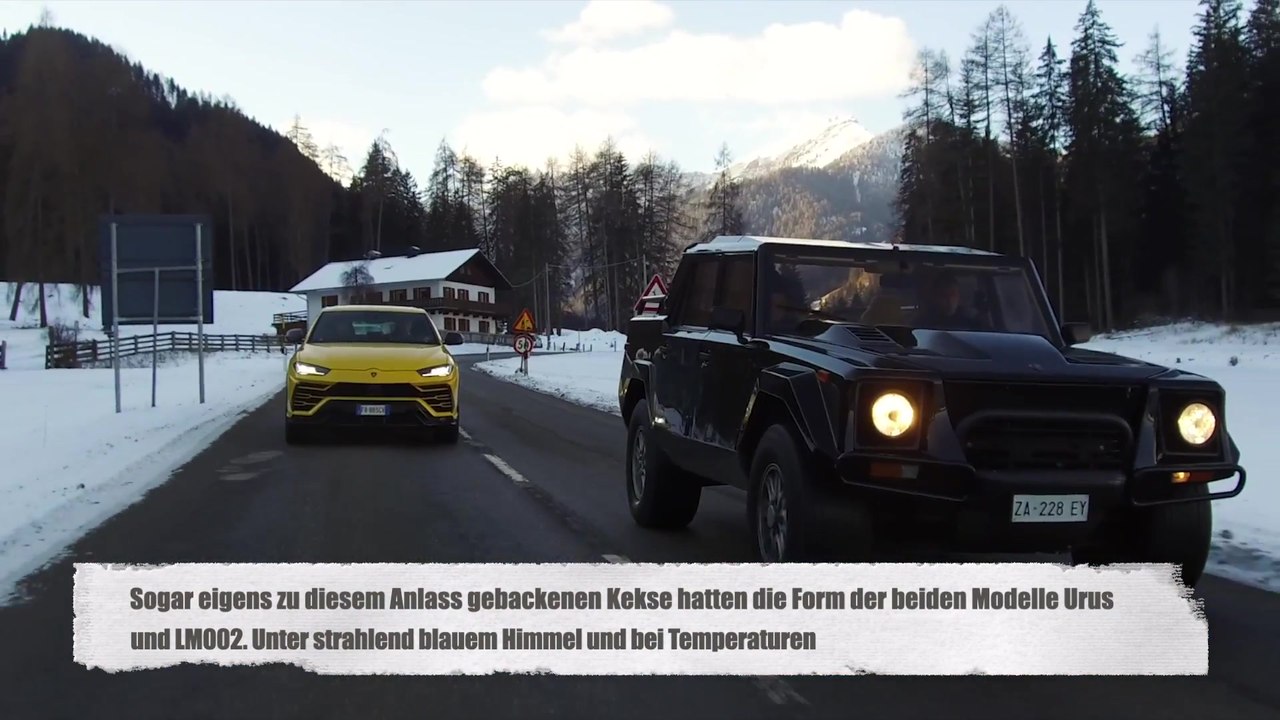 Lamborghini Christmas Drive - Urus und LM002 auf besinnlicher Reise nach Bruneck