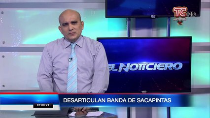 Desarticulan banda de sacapintas en Machala