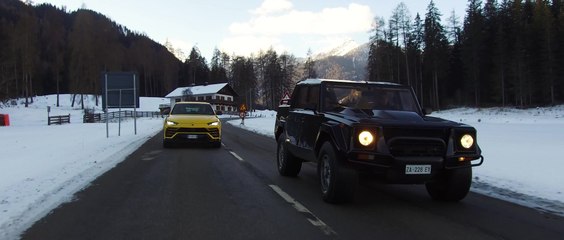 Lamborghini Christmas Drive - celebrating a successful launch year for the Super SUV