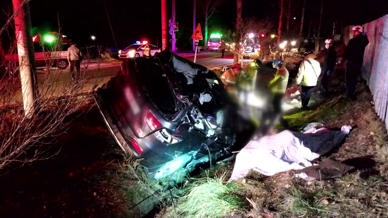 아들 면회 뒤 귀가하다 교통사고...일가족 4명 사망 / YTN