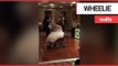 Wheelchair bound bride performs 