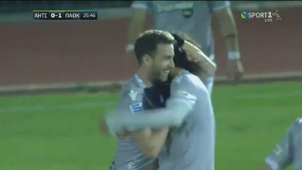0-2 José Cañas Goal - Aittitos Spata vs PAOK 20.12.2018 [HD]