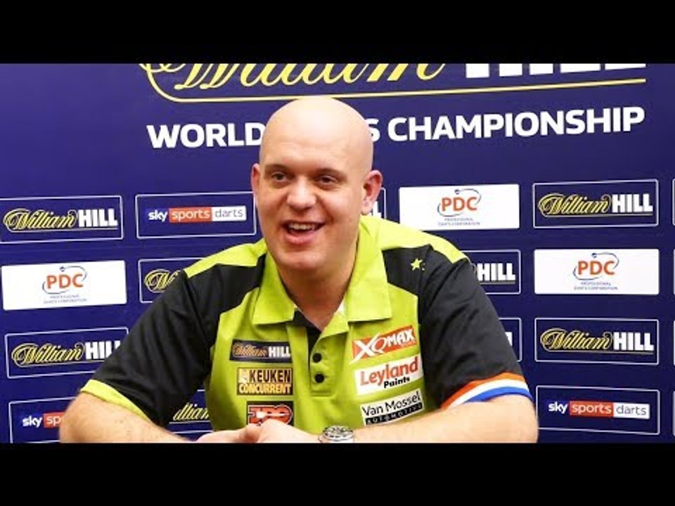 MVG Explains about having beer thrown in his face William Hill World Darts Championships 2019