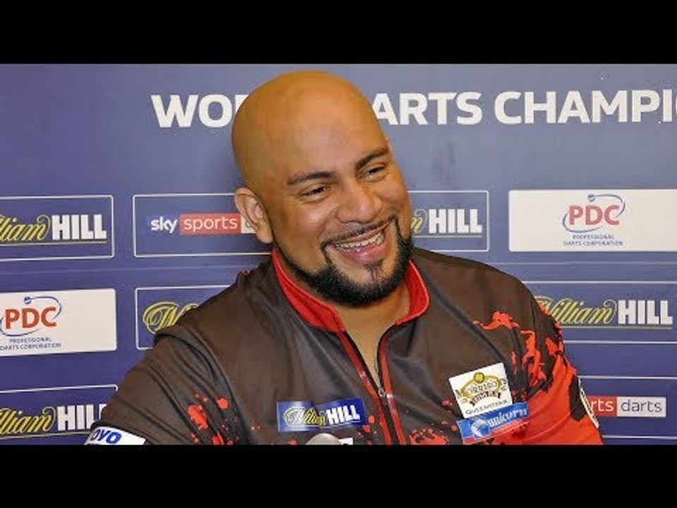Devon Petersen says: "Darts turns giants into mice" after winning match of the tournament