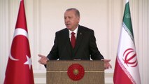 Cumhurbaşkanı Erdoğan: 'Hiç kimsenin, yaptırımlar nedeniyle İran'la ekonomik ve ticari ilişkilerimizi sonlandıracağımızı düşünmemesi gerekir' - ANKARA