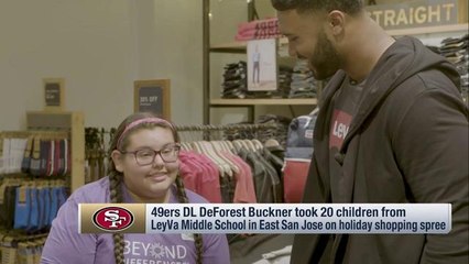 DeForest Buckner takes students on a holiday shopping spree