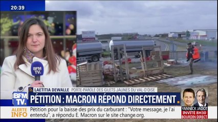 Laetitia Dewalle salue "le geste d'Emmanuel Macron d'avoir fait l'effort de répondre" à la pétition de change.org