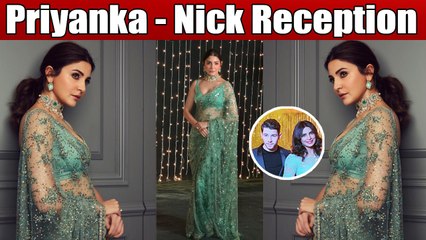 Priyanka Nick Reception: Anushka Sharma looks impressive in shimmery saree | Boldsky
