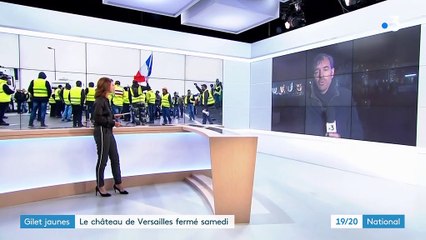 "Gilets jaunes" : le château de Versailles fermé samedi