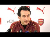 Unai Emery Embargoed Pre-Match Press Conference - Arsenal v Tottenham - Carabao Cup Quarter-Final
