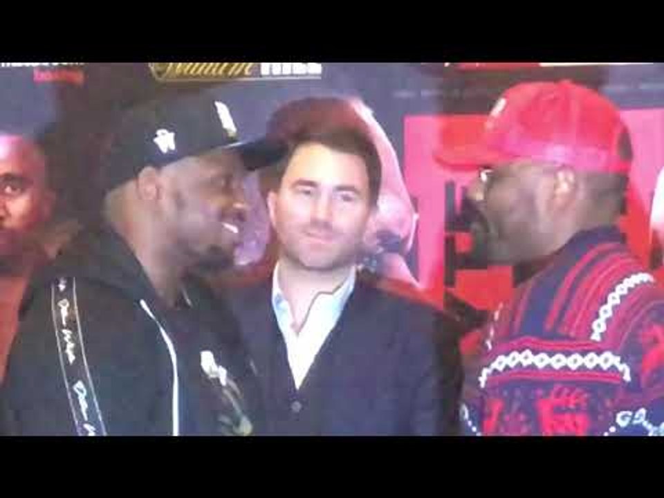 Dillian Whyte vs Dereck Chisora - TRASH TALK & FACE OFF