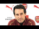 Unai Emery Pre-Match Press Conference - Arsenal v Tottenham - Carabao Cup Quarter-Final