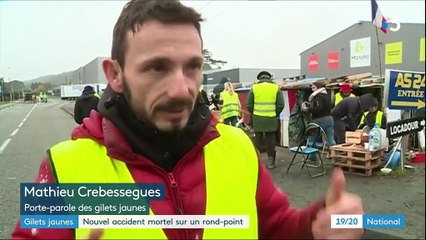 "Gilets jaunes" : nouvel accident mortel sur un rond-point