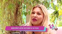 Maricruz Leiva logró comerse el primer tamal en su casa