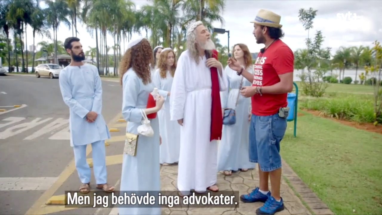 INRI CRISTO na TV da Suécia SVT Programa Go'kväll  / 20-12-2018